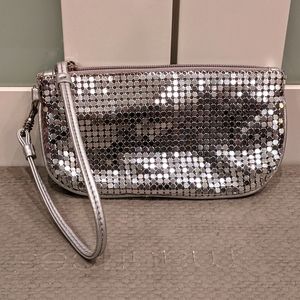 Silver dressy wristlet New York & Co
